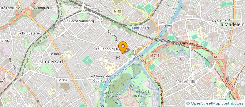 localisation de l'entreprise COMINVEST 05 à LAMBERSART