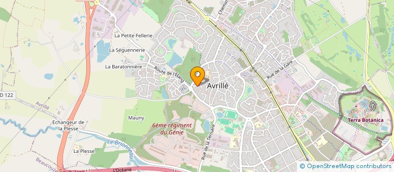 localisation de l'entreprise COMINVEST à AVRILLE