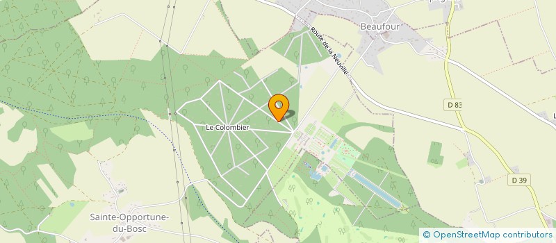 localisation de l'entreprise COMINVEST  SAINTE-OPPORTUNE-DU-BOSC