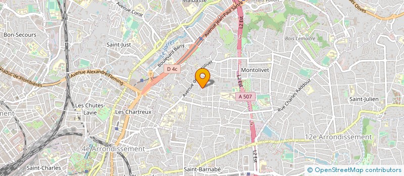 localisation de l'entreprise COMIO PARTNER à MARSEILLE