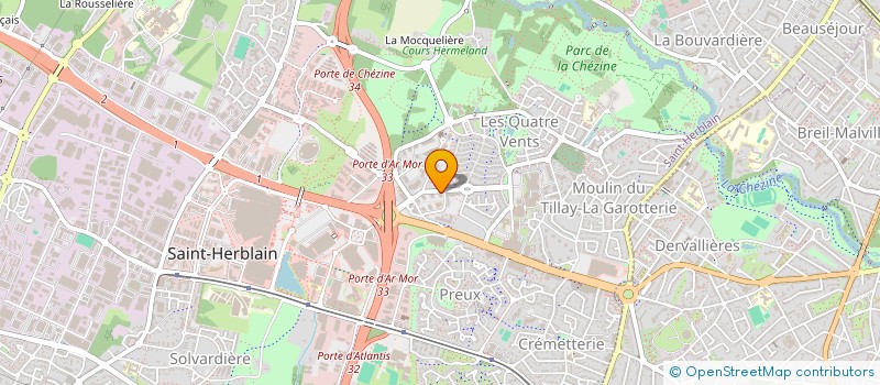 localisation de l'entreprise COMIR à SAINT-HERBLAIN