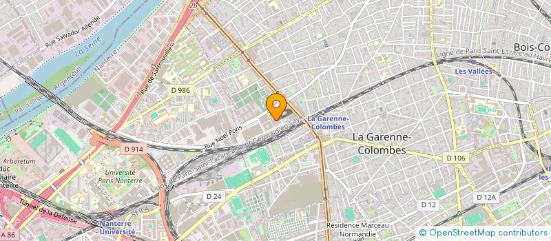 localisation de l'entreprise COMIRIS TECHNOLOGIES à COLOMBES