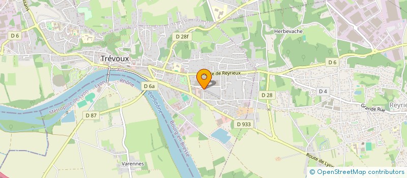 localisation de l'entreprise COMIT'ACT ARTS ANIMATION CULTURE A TREVOUX à TREVOUX