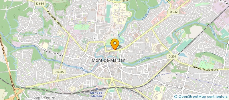 localisation de l'entreprise COMIT ACTION SOCIALE DEPT LANDES à MONT-DE-MARSAN