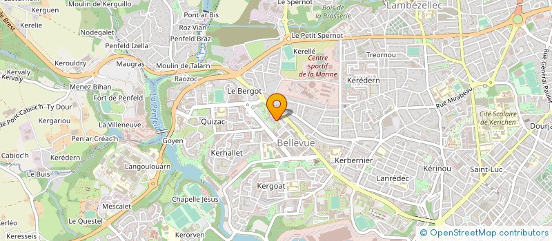 localisation de l'entreprise COMIT AMIT SOCIAL REGION BREST à BREST