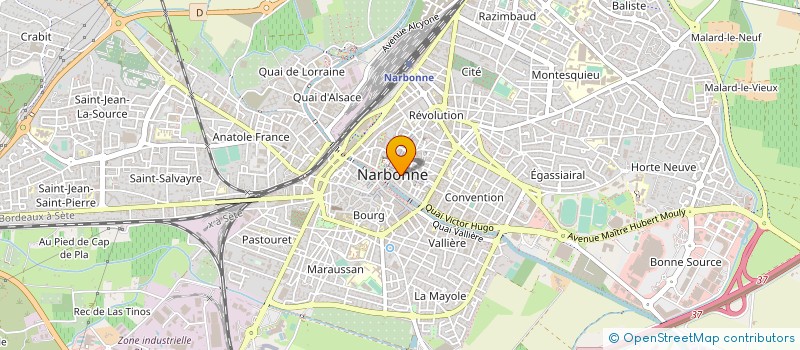 localisation de l'entreprise COMIT ANIM COMMERCANTS CT VILLE NARBONNE à NARBONNE
