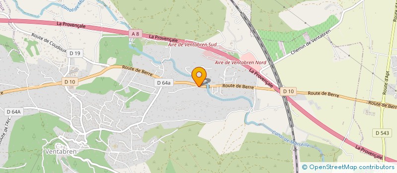 localisation de l'entreprise COMIT ANIMAT FESTIVITE EVENEMENT VENTABREN  VENTABREN