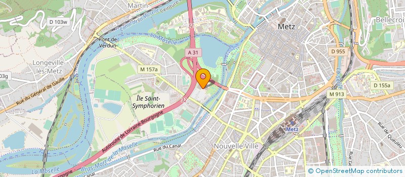 localisation de l'entreprise COMIT DEPARTEMENT DE CYCLISME DE MOSELLE  LONGEVILLE-LES-METZ