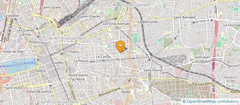 localisation de l'entreprise COMIT ENTPR CAISS REG SS S EST  MARSEILLE