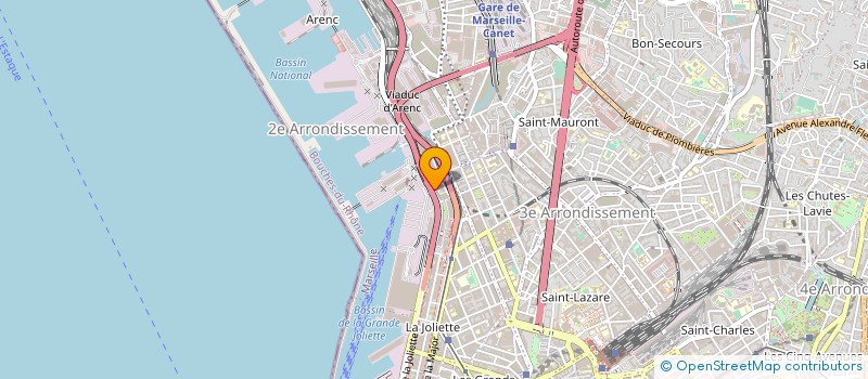 localisation de l'entreprise COMIT ENTREP CIE MERID NAVIGATION à MARSEILLE