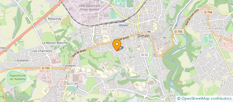localisation de l'entreprise COMIT ENTREPRISE ST JEAN DIEU à DINAN