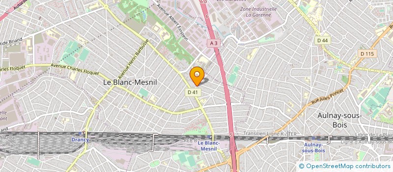 localisation de l'entreprise COMIT FRANCE POLOGNE BLANC M à LE BLANC-MESNIL
