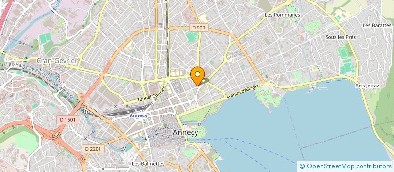 localisation de l'entreprise COMIT INFORM DEPART PERSON AGE  ANNECY