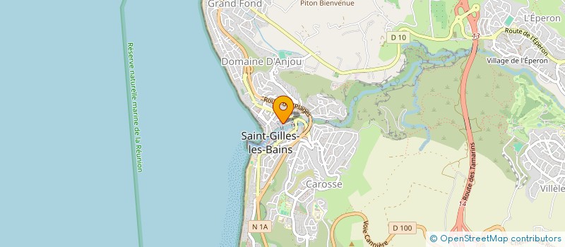 localisation de l'entreprise COMIT REGIO TRAMPOLIN SPORT ACROBAT REUN  SAINT-PAUL