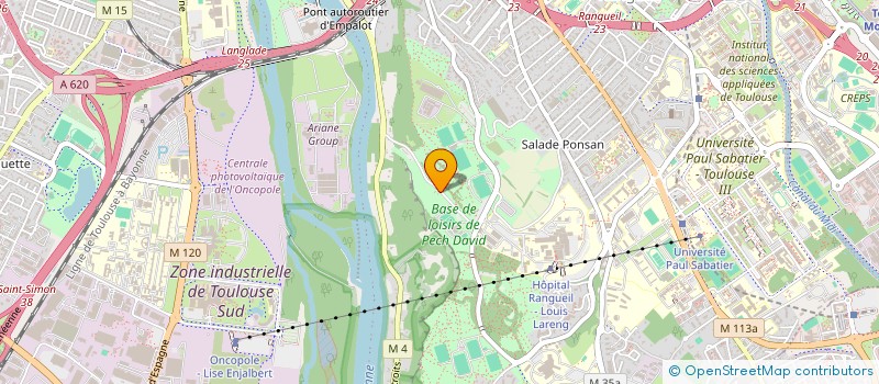 localisation de l'entreprise COMIT REGION ENDURANCE EQUESTRE M P  TOULOUSE