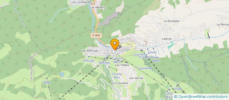 localisation de l'entreprise COMITARAVIS à LA CLUSAZ