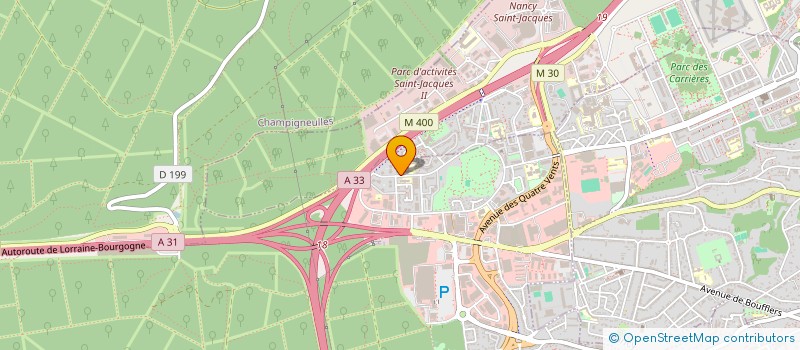 localisation de l'entreprise COMITE 54 DE BILLARD  LAXOU