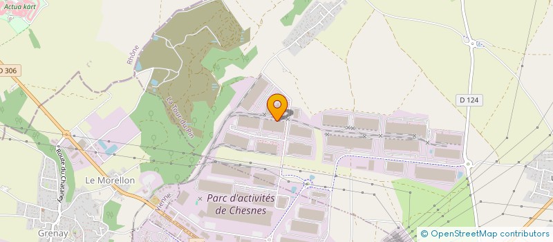 localisation de l'entreprise COMITE A ETABLISSEMENT ALMET  SATOLAS-ET-BONCE