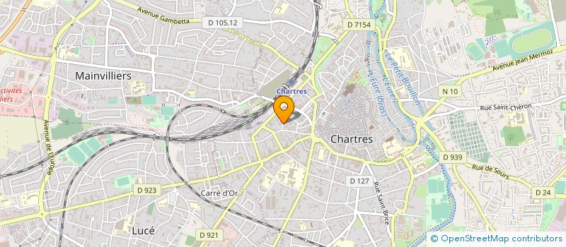 localisation de l'entreprise COMITE ACCUEIL TRAVAILLEURS E ET L à CHARTRES