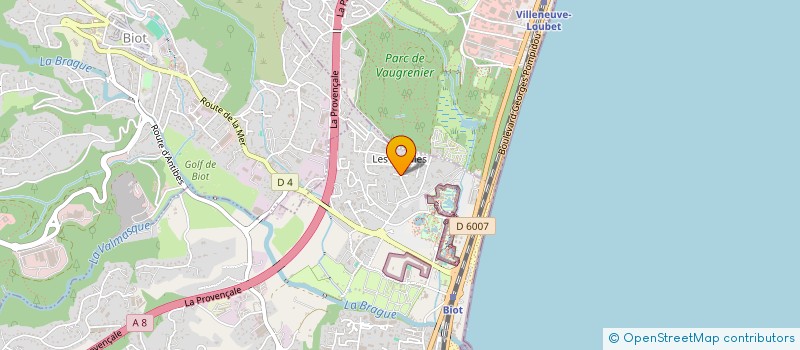 localisation de l'entreprise COMITE ACTION CONTRE ABUS BANCAIRES à ANTIBES