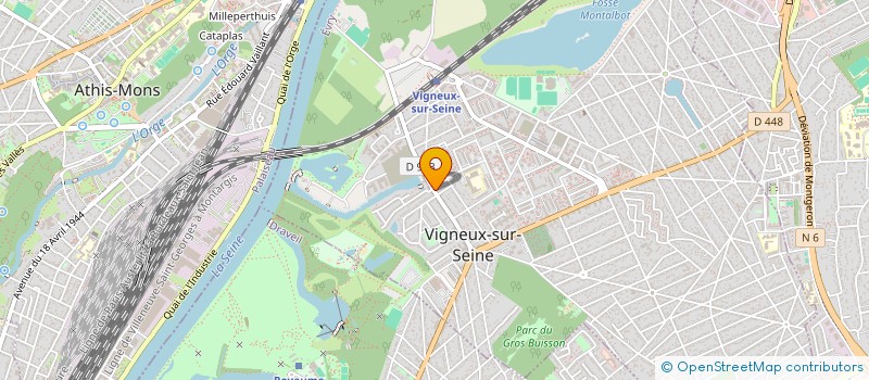 localisation de l'entreprise COMITE ACTION SOCIALE ET CULTURELLE à VIGNEUX-SUR-SEINE
