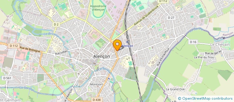 localisation de l'entreprise COMITE ACTION SOCIALE P T T à ALENCON