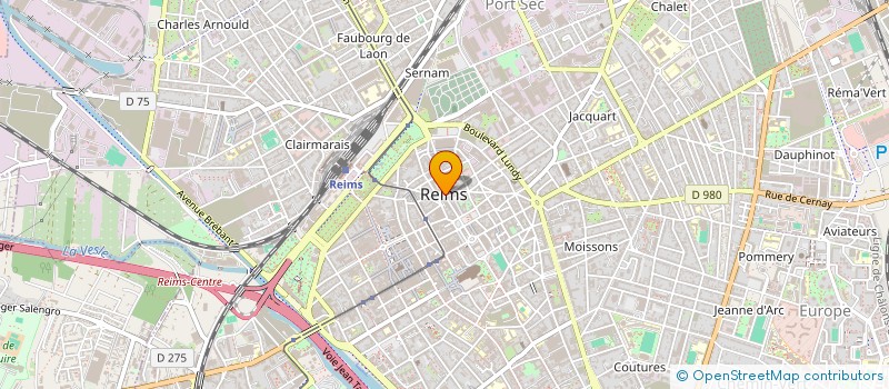 localisation de l'entreprise COMITE ACTION SOCIALE VILLE DE REIMS  REIMS