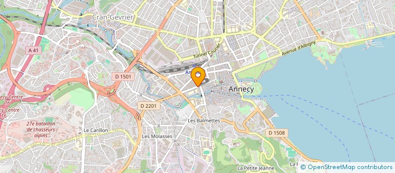 localisation de l'entreprise COMITE ACTIONS EN FAVEUR LOGEMENT SOCIAL à ANNECY