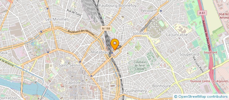 localisation de l'entreprise COMITE ACTIVITES SOCIALES INTER ENTREPRISES TOULOUSE à TOULOUSE