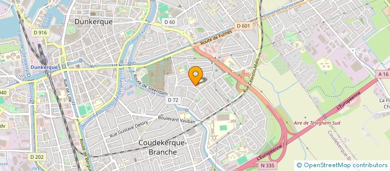 localisation de l'entreprise COMITE ADEIC LOGEMENT DES FLANDRES  COUDEKERQUE-BRANCHE