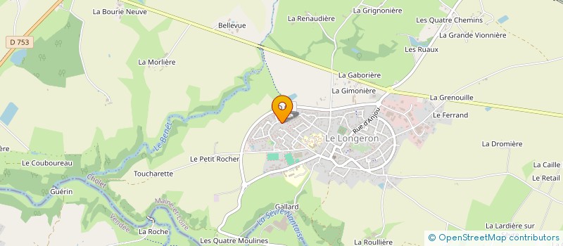 localisation de l'entreprise COMITE ADMINISTRATION CANTINE DES ECOLES à SEVREMOINE