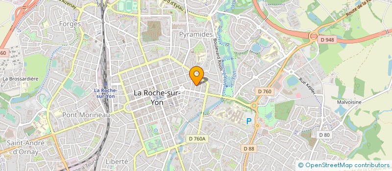 localisation de l'entreprise COMITE AFFAIRES CULTURELLES DE VENDEE à LA ROCHE-SUR-YON