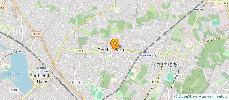 localisation de l'entreprise COMITE AIDE ANCIENS DEUIL LA BARRE à DEUIL-LA-BARRE