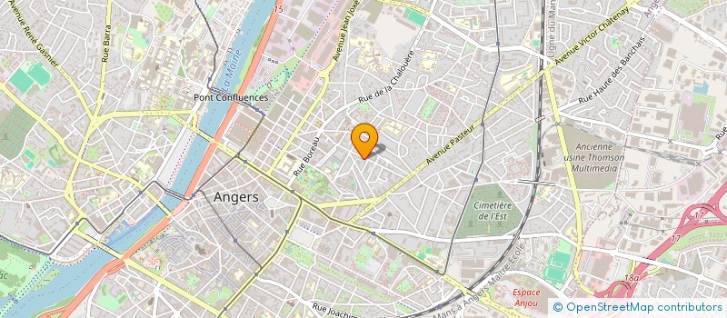 localisation de l'entreprise COMITE AIDE AU ROCK ANGEVIN à ANGERS