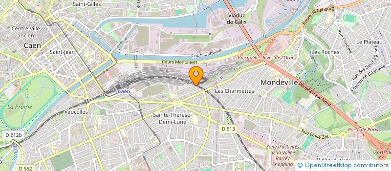 localisation de l'entreprise COMITE AIDE AUX SANS LOGIS à CAEN