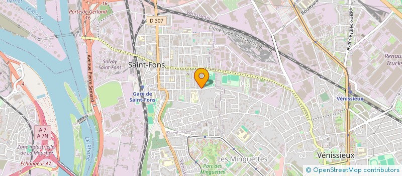 localisation de l'entreprise COMITE ALEXIS DANAN à SAINT-FONS
