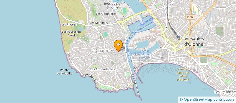 localisation de l'entreprise COMITE ALEXIS DANAN DE VENDEE à LES SABLES D'OLONNE