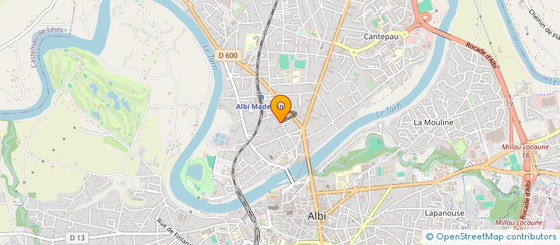 localisation de l'entreprise COMITE ALFRED MONESTIE ASSOCIATION à ALBI