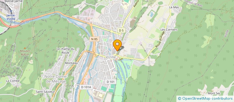 localisation de l'entreprise COMITE ALPES CAISSE A SAVON  SAINT-VALLIER