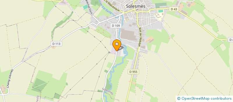 localisation de l'entreprise COMITE AMBASSADEURS ET AMBASSADRICES CONTRE LE GROSSOPHOBIE DES HAUTS DE FRANCE à SOLESMES