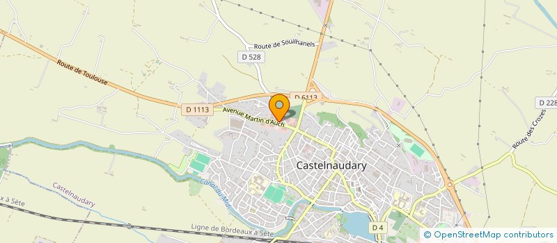 localisation de l'entreprise COMITE AMIS D'EMMAUS DU LAURAGAIS à CASTELNAUDARY
