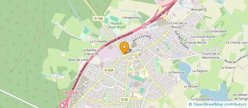 localisation de l'entreprise COMITE ANIMATION CYCLISTE PAYS DE VITRE  VITRE