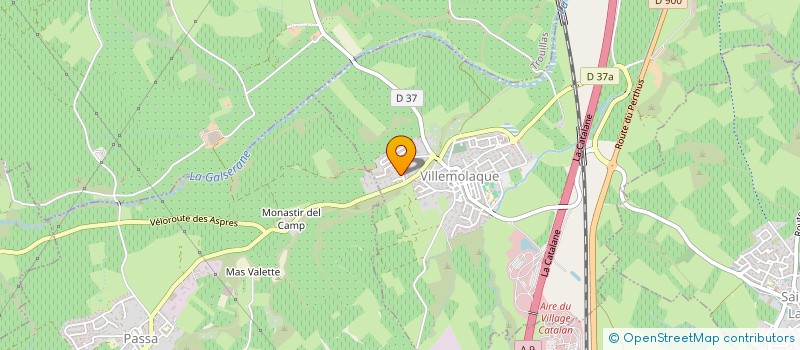 localisation de l'entreprise COMITE ANIMATION FETES ET ACTI SPORT  VILLEMOLAQUE