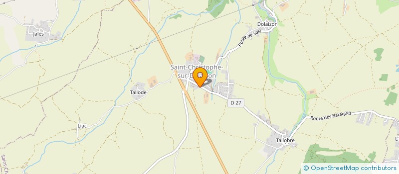 localisation de l'entreprise COMITE ANIMATION SPECTACLE OU DOLAISON FM à ST CHRISTOPHE SUR DOLAIZON