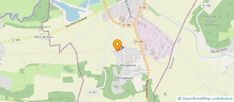 localisation de l'entreprise COMITE ANIMATIONS ASS CAMPING FERME DE VAUX à GISORS