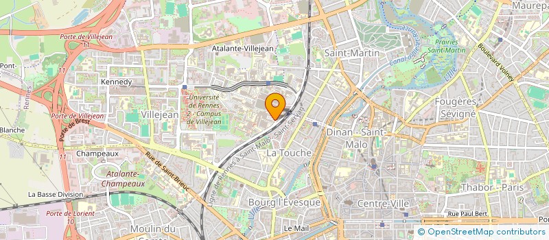 localisation de l'entreprise COMITE ARBRE NOEL DU CHR DE RENNES  RENNES