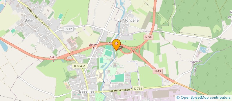 localisation de l'entreprise COMITE ARDENNES CANOE KAYAK  BAZEILLES