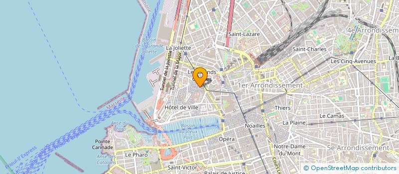 localisation de l'entreprise COMITE ARTISTIQUE DU PANIER à MARSEILLE