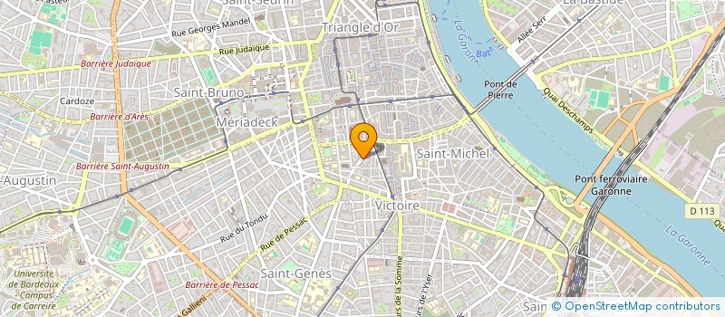 localisation de l'entreprise COMITE ASS DEFENSE DES MALADES INVALIDES à BORDEAUX