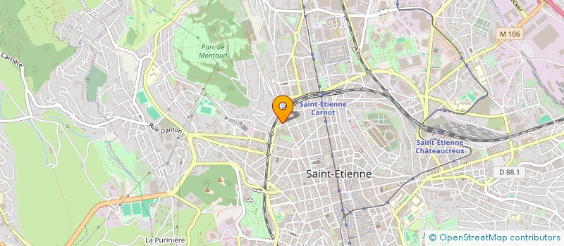 localisation de l'entreprise COMITE ASSOCIATIF DES TROUBLES DU SOMMEIL STEPHANOIS ( C A T S S ) à SAINT-ETIENNE